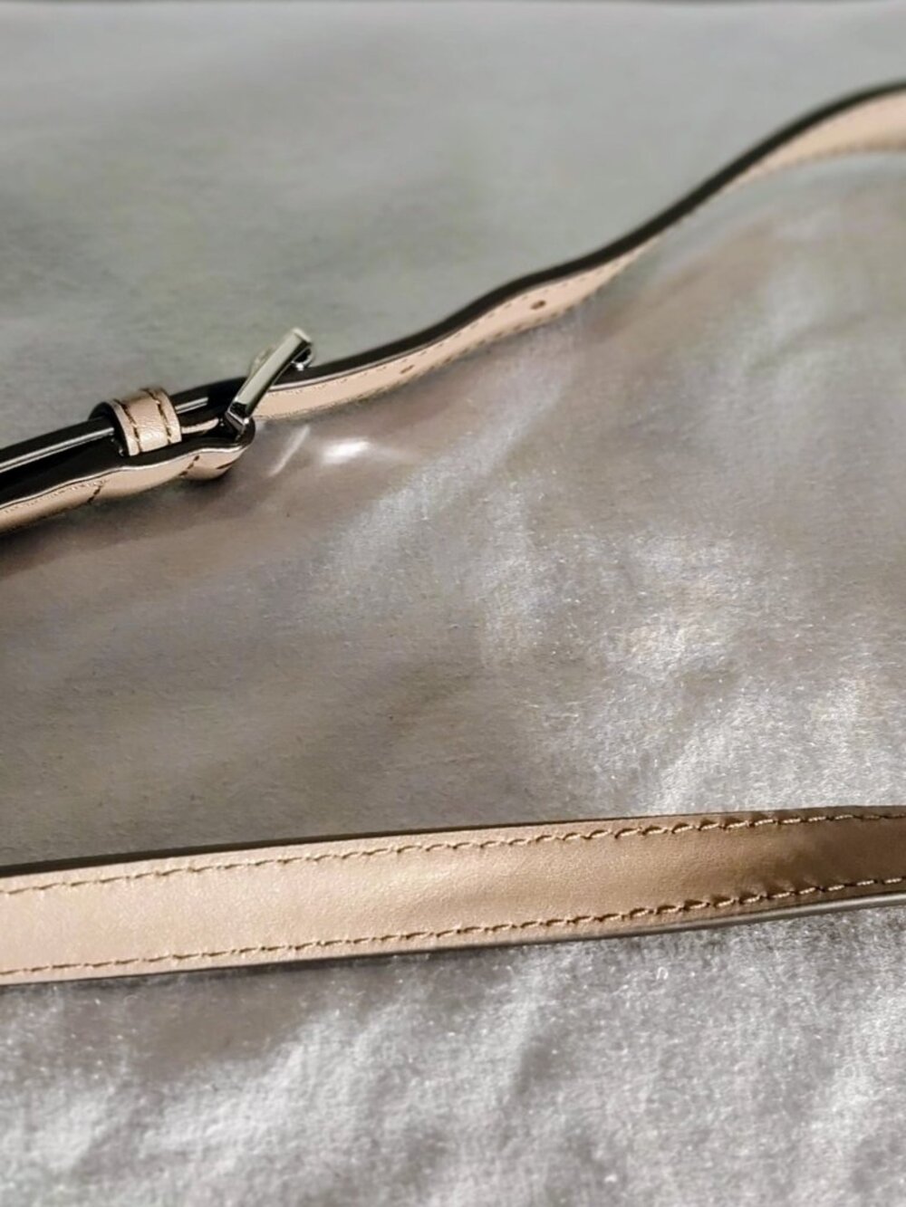 NWT Michael Kors Campbell Python-Embossed Small Leather Satchel 11X9X4 - Picture 13 of 13